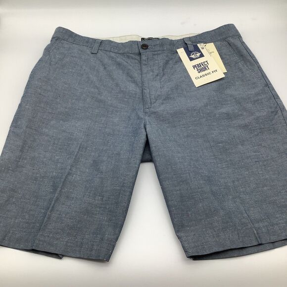 Dockers Mens Perfect Short Classic Fit Shorts Blue Size‎ 36 NWT - Picture 1 of 12